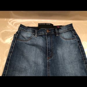 High Waisted Med. Blue Skinny Jeans